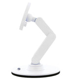 ClikDock Cell Phone Magnetic Wireless Charger Stand, 360° Spin, Aluminum Construction, Compatible with MagSafe Phones for iPhone & Andriod (White) - color: White