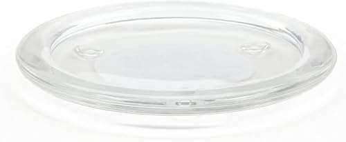 Hosley's Set of 24 Clear Glass Pillar Plates - 4 Inch Diameter. Ideal Gift for Weddings, Parties, Spa, Pillar Candle, Votive Candle Garden. Or as a Pedestal W1 - size: 24 Count