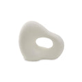 Signature Design by Ashley Arthrow Modern 11 in. Ceramic Abstract Sculpture, White - size: 13" W x 6" D x 11.25" H
