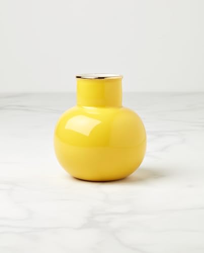 Kate Spade New York Yellow Make It Pop Small Vase, 0.68 - color: Yellow