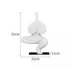 Statue Decorations Modern Luxury Yoga Abstract Figure Ornament Entryway TV Cabinet Living Room Home Decorations Home Decor Object