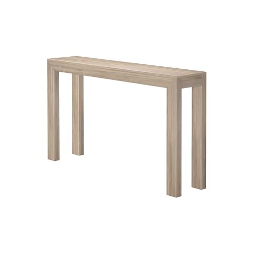 Plank+Beam Modern 56 Inch Console Table, Solid Pine Wood Entryway Table, Narrow Sofa Table for Hallway or Living Room, Blonde - color: Blonde, size: 56 Inch