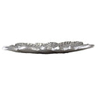 BBH Home's Handmade Silver Novelty Shaped Aluminium Tray 6.88 x 6.88 x 0.78 AMBBVK043AB2020 - color: Silver