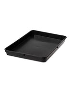 Gardener's Supply Company Small Plant Tray | Multi-use Durable Plastic Tray for Indoor & Outdoor Plants, Seed Starting & Potted Succulents, Flowers | 22-5/8" L x 15-1/2" W x 2" Deep - Black