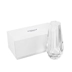Crystal Flower Bud Vase Decorative Vase for Home or Dinner Table Outline Dimensions W3.1 x H7.1 with Gift Box - size: 8x18cm