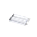 UNIQOOO 3" Clear Acrylic Stand | 10 Pack 3mm Slot Wedding Sign Holders, Perfect for Wedding, Table Number, Exhibition, Office, Restaurant, Business