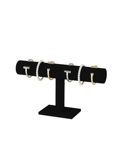 Bracelet Holder Stand,Bracelet Organizer Display for Selling,Bangle Organizer for Women,Watch Storage Holder for Men,Jewelry Business Supplies (Black) - style: Style 2 （Black 1 Tier ）