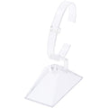 Plymor Clear Plastic Vertical or Horizontal Watch Display Stand (Pack of 2)