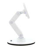 ClikDock Cell Phone Magnetic Wireless Charger Stand, 360° Spin, Aluminum Construction, Compatible with MagSafe Phones for iPhone & Andriod (White) - color: White