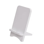 Cell Phone Stands, Desktop Stand, Luxury Nature Wood Simple Phone Stand, Compatible with iPhone & All Cell Phones, Ultra-Stable, Portable & Non-Slip Design, 2 Pieces, White - color: White