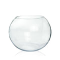 Craft And Party, Glass Bubble, 6" Height x 8" Width Glass Fish Bowl Vase, Bubble Bowl vase for Terrarium, Flower vase Centerpiece - size: Bubble Bowl : 5.8"H x 8"W