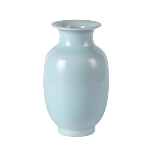 KAMMAK Colored Ceramic Vase, Beautiful Hand-Painted Decorative Vase, Modern Art Porcelain Vase for Flower Mantle Dining Table Centerpiece, Entryway Living Room Wedding Decoration, SS006 - style: SS006