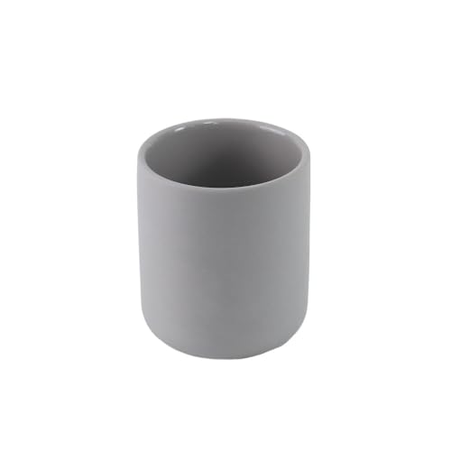 Minimalist Cylindrical Candle Cup, Clean Lines, Enhances Space Exquisiteness(Grey150ml 6.2x6.2x7cm) - size: Grey150ml 6.2x6.2x7cm
