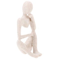Abstract Thinker Statue Decorative Figure Modern Resin Sculpture Decor for Home Office and Aquarium Aesthetic Abstract Figurine Ornament