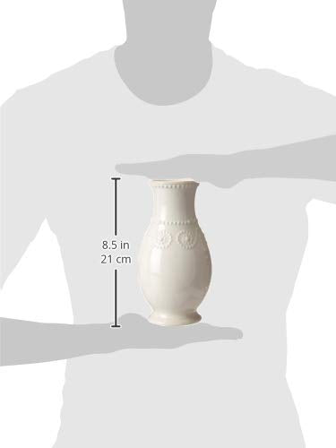 Lenox 858819 French Perle White 8" Fluted Vase