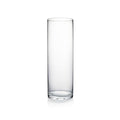 WGVI Quality Thick Weighted Clear Cylinder Glass Vases, 4" W x 12" H, Flower Arrangement Floating Candle Holders Wedding Centerpieces Terrarium Planter Floral Countertop Storage Container, 1 Piece - size: 4"x12"H