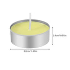 Operitacx 150pcs Aluminum Tea Lights Cups, Metal Tea Light Tins with 150 Pcs Candle Wicks Empty Candle Jars - size: 150Pcs
