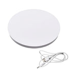 Funvalley Surperfect 9.8 Inches Electric Motorized Rotating Turntable Display Stand, USB Automatic Turntable Table for 360 Degree Products Display