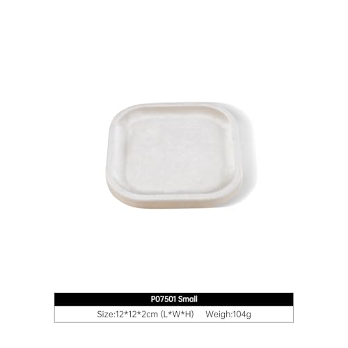 Resilient Velvet Jewelry Display Tray for Ring Earrings Bracelet Necklace, Flat Jewellery Dish for Showcase Store Retail Counter Exhibition Photography Livestream (Light Beige, Small) - color: Light Beige, size: Small