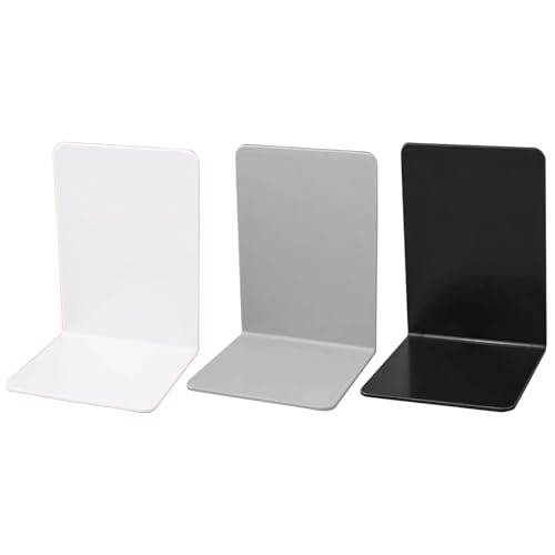 Practical Bookends Book End Desk Bookshelf L-Shaped Book Support Book Holders Shelf Decorative Bookends for Students