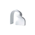 Statue Decorations Light Luxury Geometric Decorations, Ceramic Eunuch Home Furnishings, Hotel Clubhouse Desktop Decorations Home Decor Object(White)
