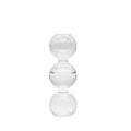 Creative Table Decoration Modern Glass Vase, Simple Hydroponic Flower Pot Living Room Glass Vase(Transparent)