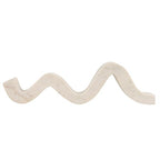Bloomingville Marble Wave Double Taper Candle Holder, White - color: White