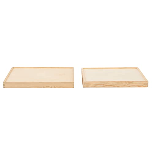 Make Market 13" Wooden Tray, 6 Pack