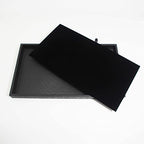 888 Display USA Black Velour Jewelry Pads 5 Pack - Organizer for Jewelry Trays - color: Black
