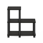 Furinno Turn-N-Tube Accent Decorative Shelf, Espresso/Black - color: Espresso/Black