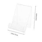 Alipis 1pc Simple Book Holder Acrylic Bookends for Shelves Bookshelf Decor Display Stand for Library