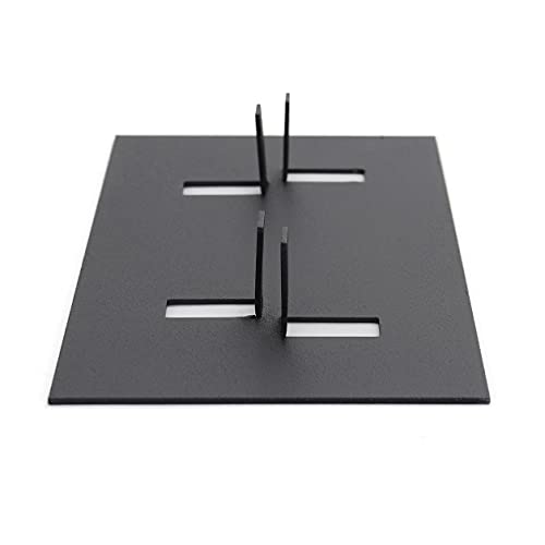 Milltown Merchants™ Metal Display Stand - Great for Displaying Ceramic Tiles, Plaques, and Warm Glass Art Creations - Portable Stand for Trade Show, Office, or Home (1, Classic Base Stand) - color: Classic Base Stand