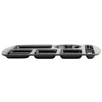 G.E.T. 6 Compartment School Cafeteria Tray, Left Handed, 10" x 15", Black (12 Pack) - color: Black, size: 10" x 15", style: 12 Pack Left Handed Trays