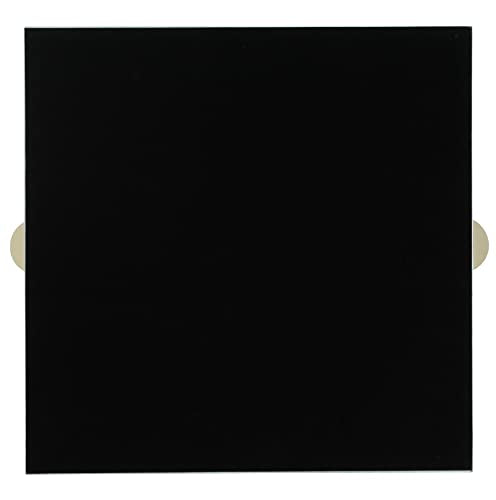 HofferRuffer Extra Large Square Serving Tray, Elegant Faux Leather Ottoman Tray with Gold Hardware Handles, Serve Tea, Coffee or Breakfast in Bed, 23.6 x 23.6 inches, White Large Square - color: White, size: 23.6" x 23.6" x 2"