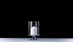 CYS EXCEL Glass Hurricane Pillar Candle Holders (H:8" W:4.75", 2 PCS) | Multiple Size Choices Short Stem Candle Jars | Stemmed Glass Cylinder Candle Vase - size: H-8" W-4.75"