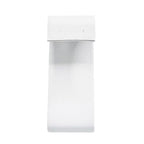 MOOCA 6 Pcs Faux Leather Earring Display Stand Displays, Jewelry Organizer Display Holder for Earrings, White, 2 1/8 W x 1 1/2 D x 3 1/2 H in - color: White Faux Leather, Small