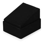 Microfiber Jewelry Pendant Display Stand Jewelry Necklace Organizer Display Stand (Black) - size: 2.36" x 2.83" x 2.17"