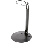Plymor DSP-60B Black Adjustable Doll Stand, fits 10, 11, 12, 13, and 14 inch Dolls or Action Figures, Waist is 2" - 2.5" wide, 5.5" - 7" around - color: Black