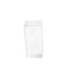 Clear Solid Acrylic Block ，Diamond Polished Acrylic Cube Display Stand ，Jewelry Ring Display Organizer (2" x 2" x 4") - size: 2" x 2" x 4"
