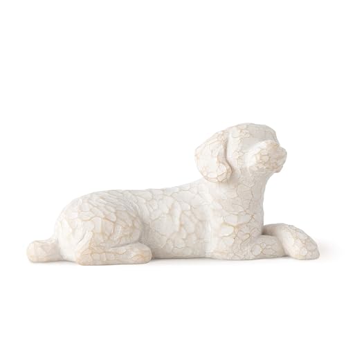 Willow Tree Love My Dog (Small, Lying Down), Always with me, Full of Personality Gift for Dog Owners of Miniature Breeds, New Pet Adoption or Bereavement, Sculpted Hand-Painted Figure