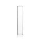 WGVI Hurricane Candle Holder Sleeve, Wide 3", Height 16", Clear Glass Cylinder Candleholder, Chimney Tube, Open Ended Candle Shade, 1 Piece - size: 3"x16"H