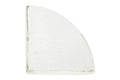Creative Co-Op Decorative Geometric Glass Block Bookend, Clear - color: Clear