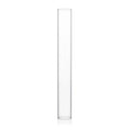 WGVI Hurricane Candle Holder Sleeve, Wide 2", Height 16", Clear Glass Cylinder Open Both Ends, Chimney Tube, Open Ended Candle Shade, 1 Piece - size: 2"x16"H