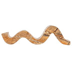 Bloomingville Marble Wave Double Taper Candle Holder, Brown Forest - color: Brown