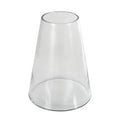 Deco 79 Glass Decorative Vase Cone Shaped Centerpiece Vase, Flower Vase for Home Decoration 9" x 9" x 12", Clear - size: 9" x 9" x 12"