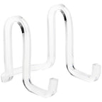 Plymor Clear Acrylic Ribbon-Style Display Easel, 2.875" H x 2.5" W x 3.5" D - size: 2.875" x 2.5" x 3.5"