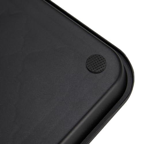 Boot Tray 2 Packs All Seasons Multi-Purpose, Waterproof Boot Trays for Entryway Indoor & Outdoor, Non-Slip Shoe Tray, 16.7"x12.8",Black - color: Black