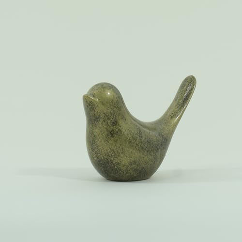 Birds Statues Home Decor Figurine - Modern Style Sculpture Decorative Ornaments for Living Room, Bedroom, Office Desktop, Cabinets - color: Bronze