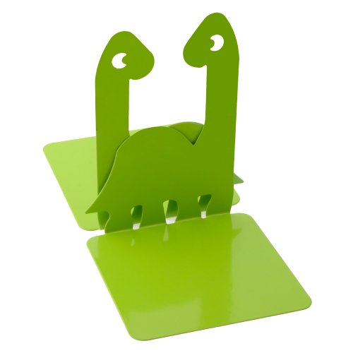 Artkingdome Dinosaur Bookends, Room Ends Books, Holder Racks Stand, Desk School Liberary Book End, Toddler Bookends Decorative 1Pair Green - color: Green