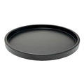 Round Black Metal Candlestick Tray, Decorative Serving Tray, Candle Holder Tray for Wedding Table, Dinning Table Decorations(11.5 inches)